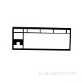 Kunci Keyboard Keyboard CNC Machining Aluminium Alloy